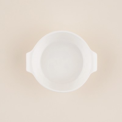 Форма для выпечки SL Home «Санторини», 250 мл, 13.6×12×4.5 см, жаропрочная керамика, белая