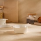 Форма для выпечки SL Home «Санторини», 250 мл, 13.6×12×4.5 см, жаропрочная керамика, белая - Фото 9