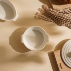 Форма для выпечки SL Home «Санторини», 250 мл, 13.6×12×4.5 см, жаропрочная керамика, белая - Фото 9