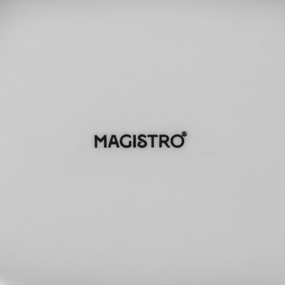 Форма для выпечки Magistro «Овал. Каспар», 270 мл, 17×10×3.7 см, жаропрочная керамика