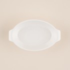 Форма для выпечки из жаропрочной керамики SL Home «Санторини», 300 мл, 16×9.7×4.5 см, цвет белый - Фото 4