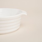 Форма для выпечки из жаропрочной керамики SL Home «Санторини», 300 мл, 16×9.7×4.5 см, цвет белый - Фото 6