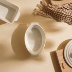 Форма для выпечки из жаропрочной керамики SL Home «Санторини», 300 мл, 16×9.7×4.5 см, цвет белый - Фото 10