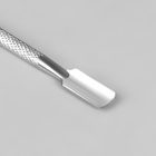 Шабер двусторонний, лопатка вогнутая, топорик, в чехле, 12.6 см, цвет серебристый - Фото 2