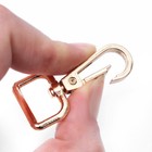 Карабин металлический, 45×25 мм / 20×3 мм, 5 шт., цвет золотой - Фото 3