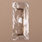 Декоративная окантовка для сумки, металлическая, 16 × 3,5 см, цвет золотой - Фото 3
