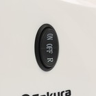 Мясорубка электрическая Sakura SA-6418WG, 1500 Вт, реверс, 2 насадки, 2 диска, зеленая - фото 9556495
