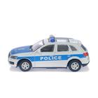 Машина металлическая, инерционная «Полицейский джип», световые и звуковые эффекты, масштаб 1:43, в пакете - фото 24466127