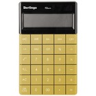 Калькулятор настольный 12-разрядный Berlingo PowerTX, 165х105х13 мм, двойное питание, золотистый - Фото 1