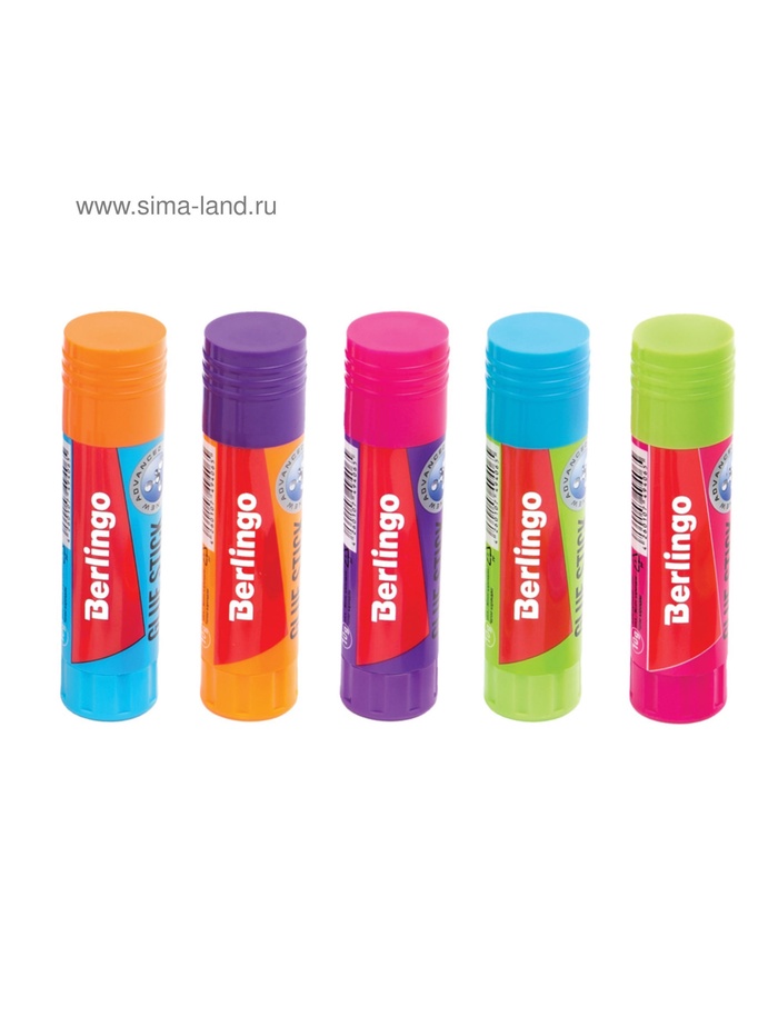 Клей-карандаш ПВП 10 г Berlingo Fuze - Фото 1