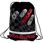 Мешок для обуви на стяжке шнурком Berlingo Racing, с сеточкой, светоотражающая полоса - Фото 1