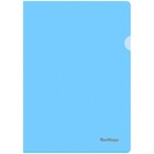 Папка-уголок А4, 180мкм Berlingo Starlight, прозрачная голубая - Фото 1