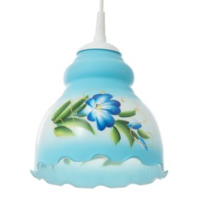 

Светильник Елена 1 лампа E27 60 Вт мол. голубой