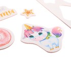 Наклейки картонные с фольгированием «В стране Единорогов» - Фото 3