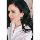 Серьги металл «Атмосфера» витые, цвет серебро - фото 30989215