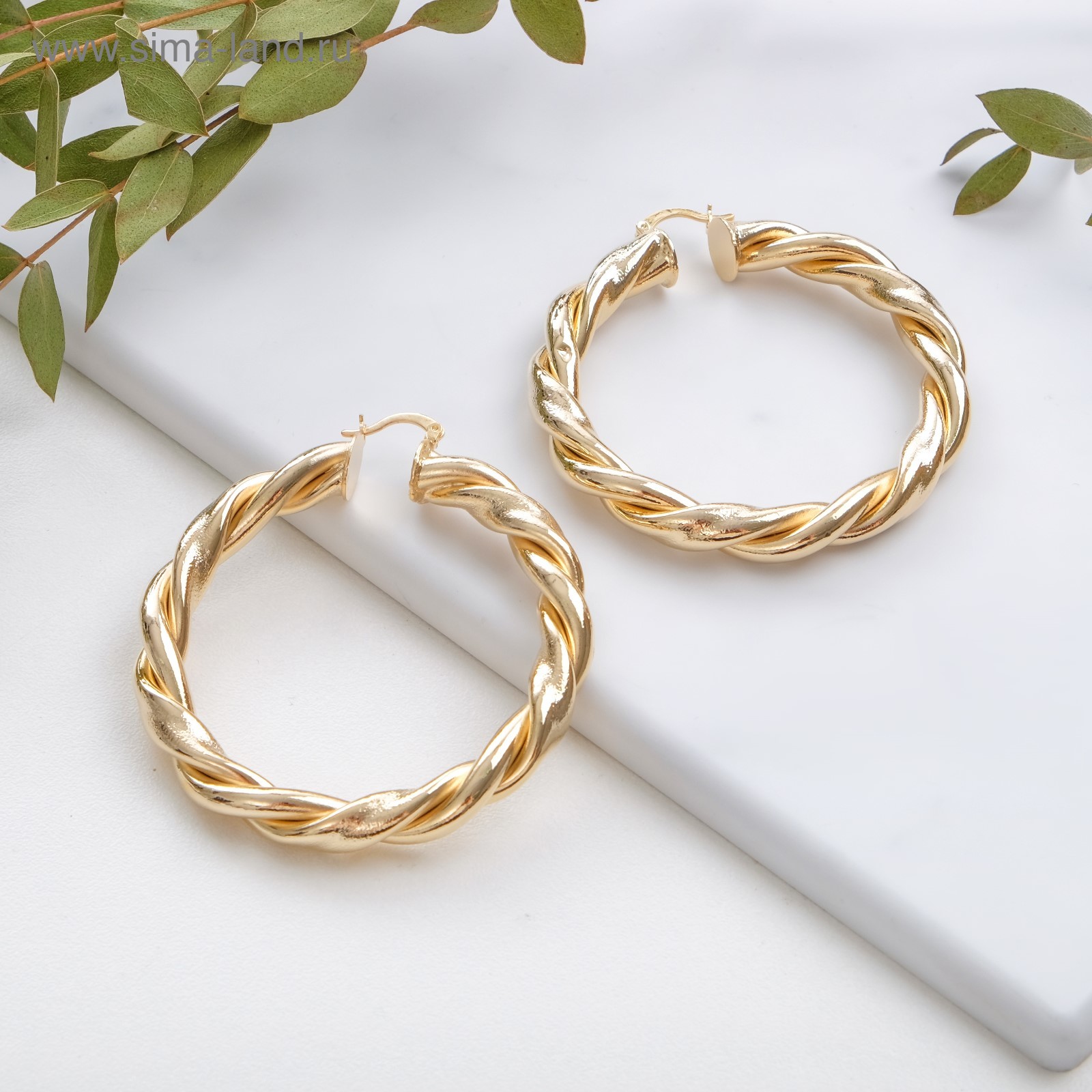 Серьги золотые кольца большие цена и фото Серьги золотые кольца большие цена и фото