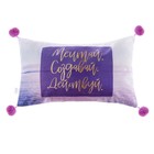 Подушка декоративная "Этель" Мечтай 50х30 см, велюр, 100% п/э - Фото 1