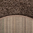Ковёр Фризе «Шегги», цвет тёмно-кофейный, овал 150х300 см - Фото 3