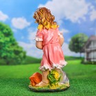 Садовая фигура "Девочка с котятами" - Фото 3