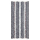 Полотенце махровое "Полоски" 34х76 см,серый,380 г/м2, 100% хлопок - Фото 1