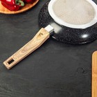 Сковорода кованая Доляна Natural. Black, d= 24 см, ручка soft-touch, индукционное дно - Фото 7