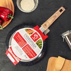 Сковорода кованая Доляна Natural. Black, d= 24 см, ручка soft-touch, индукционное дно - Фото 9