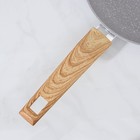 Сковорода Magistro Natural, d=24 см, ручка soft-touch, индукция, антипригарное покрытие, кованый алюминий, серая - Фото 4
