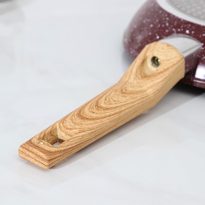 Сковорода Magistro Natural. Brown, d=26 см, ручка soft-touch, антипригарное покрытие, индукция, кованый алюминий, коричневая