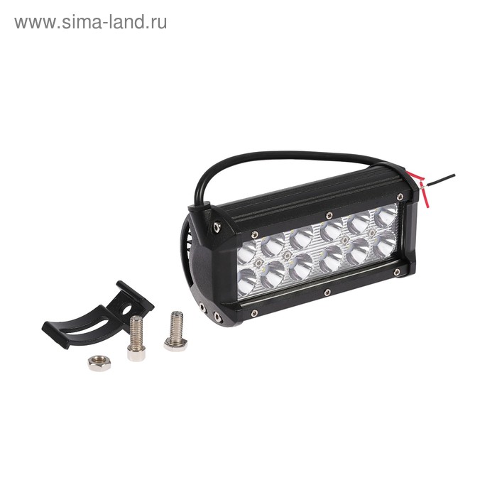 Противотуманная фара, 9-30 В, 12 LED, IP67, 36 Вт, 6000 К, направленный свет