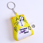 Брелок-антистресс «Сегодня твой день!», кот, 6х7 см - Фото 4