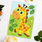 Аппликация стикерами форменными стикерами «Жираф», набор для творчества, стикерная мозаика - Фото 4