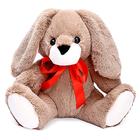 Мягкая игрушка «Кролик Егорка» тёмный, 28 см - фото 8767536