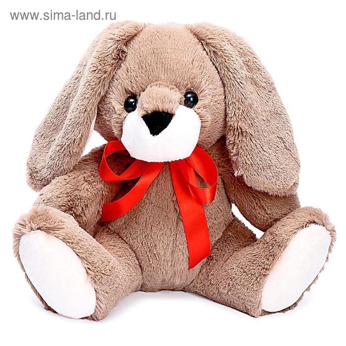 Мягкая игрушка «Кролик Егорка» тёмный, 28 см - Фото 1