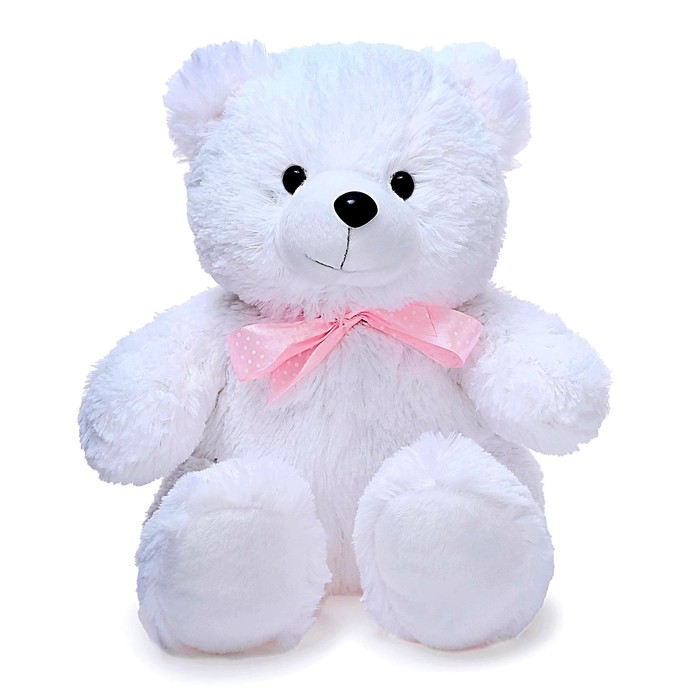Мягкая игрушка «Медведь Эдди малый», цвет белый, 30 см - Фото 1