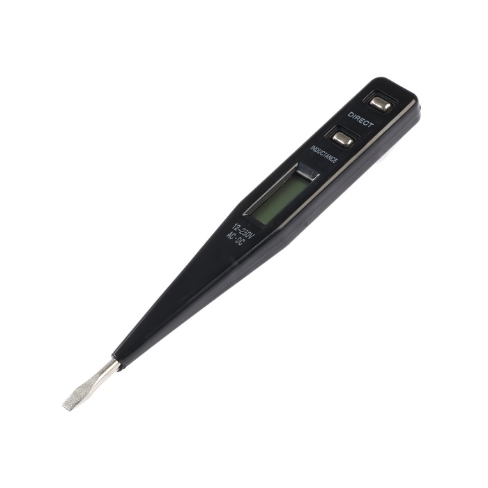 Тестер напряжения ТУНДРА, жидкокристаллический дисплей, 12-220 В - Фото 1