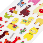 Наклейка пластик "Ламы и кактусы" МИКС 30х11 см - Фото 3