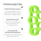 Эспандер для пальцев ONLYTOP, 4 кг, цвета МИКС - Фото 3