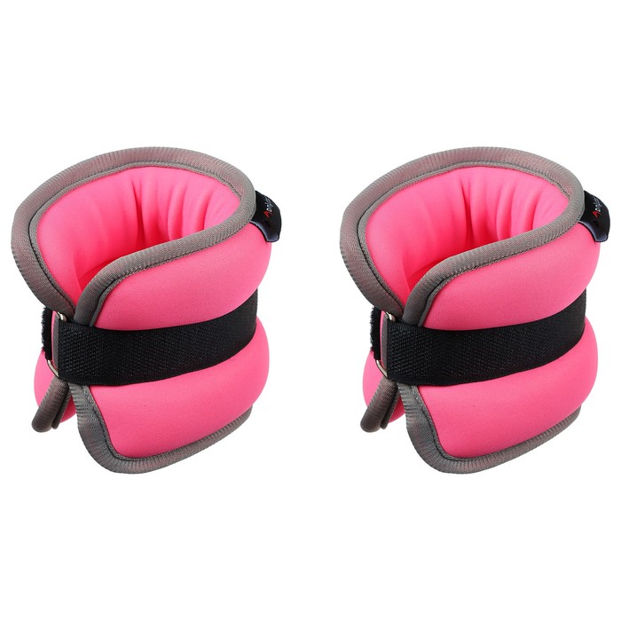 Утяжелители неопреновые ONLITOP, 2 шт. х 1 кг, цвет розовый
