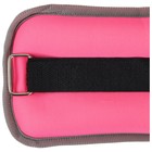 Утяжелители неопреновые ONLITOP, 2 шт. х 1 кг, цвет розовый - Фото 10