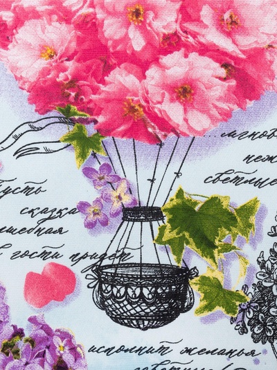 Полотенце кухонное Доляна «Волшебная весна» 34×60 см, рогожка, 100% хлопок, 160 г/м²
