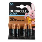 Батарейка алкалиновая Duracell Ultra Power, AA, LR6-4BL, 1.5В, 4 шт - Фото 4