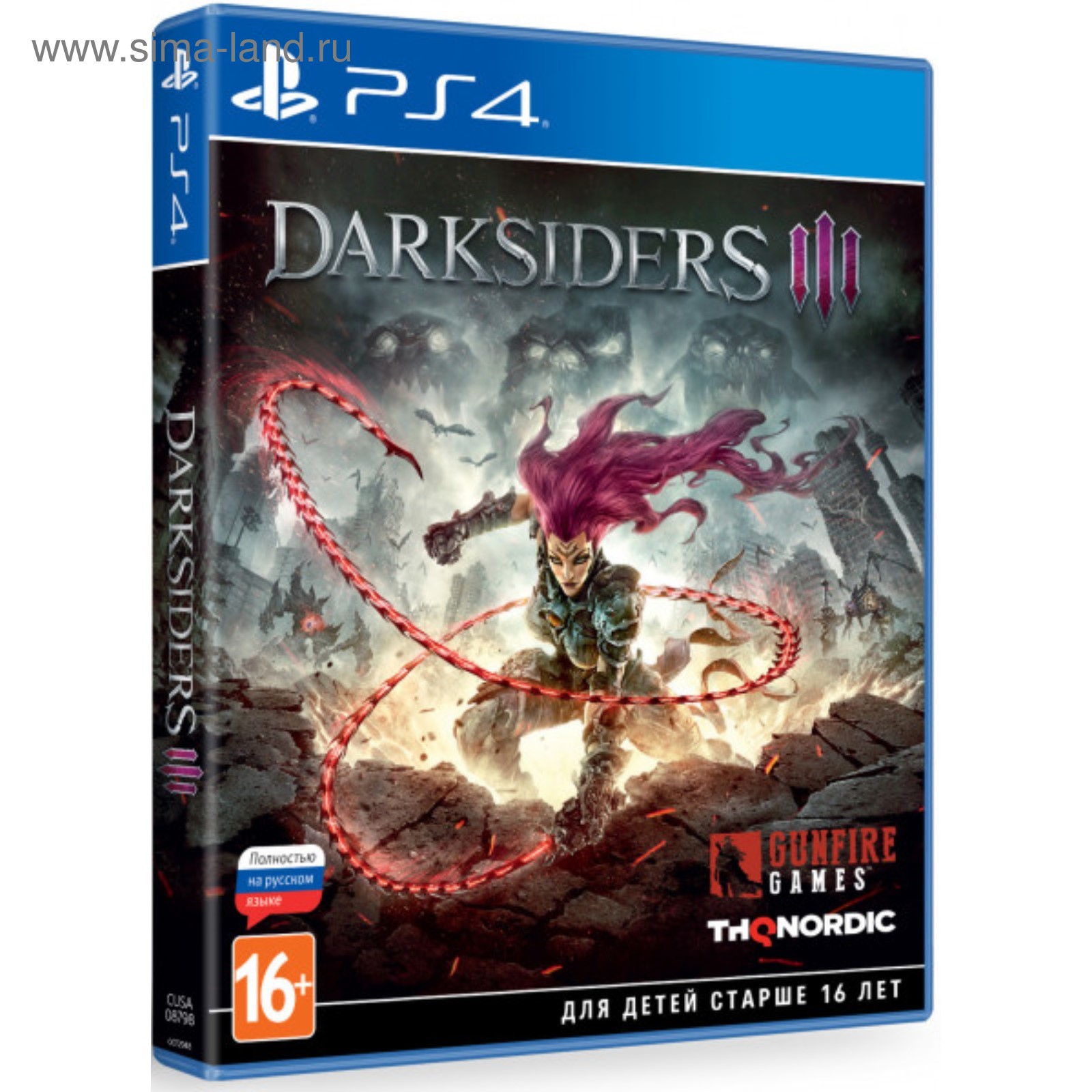 Игра для Sony PlayStation 4 Darksiders III Стандартное издание (4148227) -  Купить по цене от 3 500.00 руб. | Интернет магазин SIMA-LAND.RU