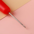 Шило швейное, с крючком, d=2 мм, 14×3 см, лезвие 4.5 см, МИКС - Фото 2