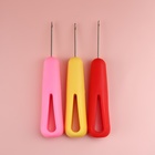 Шило швейное, с крючком, d=2 мм, 14×3 см, лезвие 4.5 см, МИКС - Фото 4