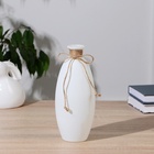 Ваза «Пуаро», большая, 700 мл, d=2 см, 8×21.5 см, стекло, белая - Фото 2