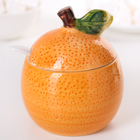 Сахарница с ложкой «Апельсин», 300 мл - Фото 4