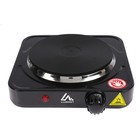 Плитка электрическая Luazon LHP-002, 1 конфорка, 1000 Вт, нагреватель диск, чёрная - Фото 5
