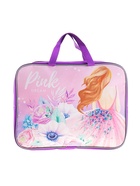 Папка для труда, А4, текстильная, 35×27×7 см, Pink Dream - Фото 5