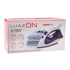 Утюг Luazon LU-09, 1600 Вт, тефлоновая подошва, фиолетовый - Фото 5