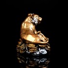 Сувенир "Тигр на монетах", символ года 2022, гипс, 17 см, микс - Фото 2